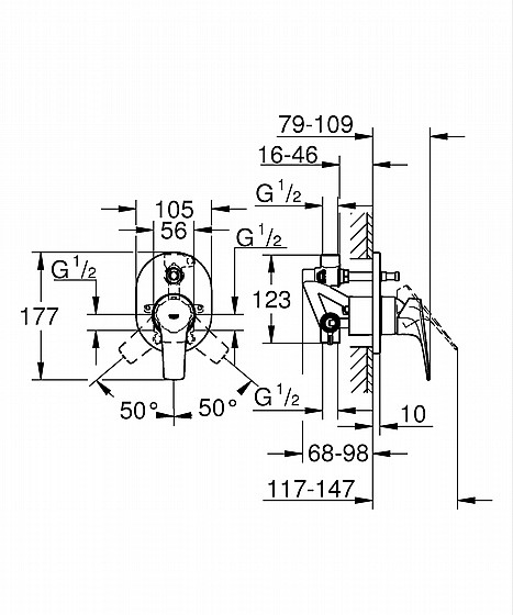 �������� 4 ��� ����� BAUFLOW ���� ����  - GROHE
